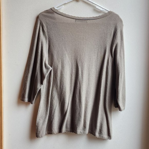 Tommy Bahama Tan Cardigan Sweater - Picture 13 of 13